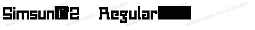 Simsun-FZ Regular字体转换